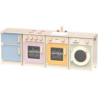 VIGA minispeelkeuken, h: 50(56,9) cm, l: 130 cm, b: 30 cm, 4 onderdelen/ 1 doos - thumbnail