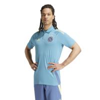 adidas Ajax Polo 2024-2025 Lichtblauw Blauw Geel - thumbnail