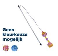 KONG KATTENHENGEL SCRATTLES VIS ASSORTI 47X6X5 CM - thumbnail