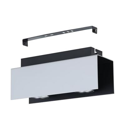 Eglo PlafondlampViserba 2-lichts wit en zwart - 97395
