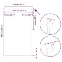 Rolgordijn verduisterend 125x130 cm stofbreedte 121,6 cm - thumbnail