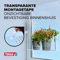 tesa 55744-00001-02 Montagetape tesa Powerbond Transparant (l x b) 5 m x 19 mm 1 stuk(s) - thumbnail