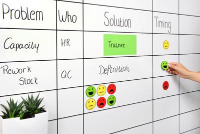 Magneet legamaster emoticon 50mm assorti