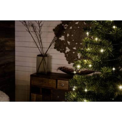 Mini LED kerstverlichting voor binnen 50 lampjes mat warm wit 6 meter OP=OP