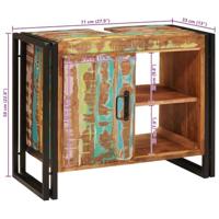 Wastafelkast Multikleur 71 x 33 x 58 cm Massief Gerecycled Hout - thumbnail