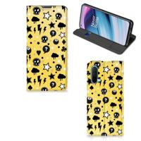Mobiel BookCase OnePlus Nord CE 5G Punk Geel - thumbnail