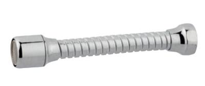 Kirchhoff Metalen slang, chroom, M22IT x 130 mm, met beluchter - 987160113