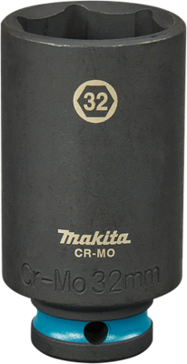 Makita krachtdop impact black, 1/2 32mm lang - e-16558 Makita krachtdop impact black, 1/2 32mm lang - e-16558