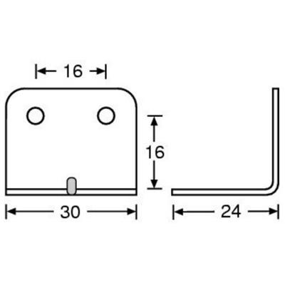 Adam Hall 40407 Overzethoek