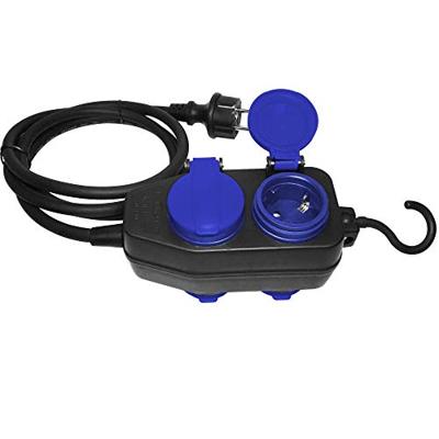 Ngk Enzo haoppeling zwart ip44 h05 3x1,5qmm 5m 4v met klep | rubber snoer 6871980