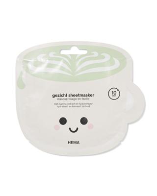 HEMA Gezicht sheetmasker sheet matcha