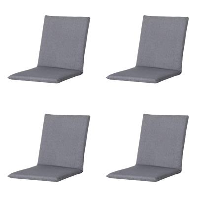 Stapelstoelkussen outdoor Oxford grijs 97 cm x 49 cm (4 stuks) Madison - Madison Stapelstoelkussen outdoor Oxford grijs 97 cm x 49 cm (4 stuks) Madison - Madison