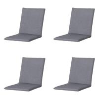 Stapelstoelkussen outdoor Oxford grijs 97 cm x 49 cm (4 stuks) Madison - Madison - thumbnail