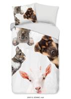 Good Morning Kinderdekbedovertrek "dieren" - Multi - (140x200/220 cm) - Katoen - thumbnail