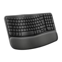 Logitech Wave Keys Ergonomisch toetsenbord Draadloos Zwart - thumbnail