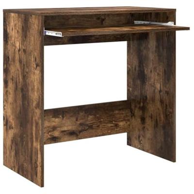 Bureau met plank Gerookt eiken 77,5 x 43 x 79 cm Bewerkt hout