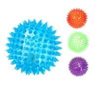 Nobleza Honden spikeball met licht - 7,5 cm - thumbnail