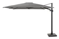 4 Seasons Outdoor | Zweefparasol Siesta Premium 300 x 300 cm | Antraciet-Mid Grey - thumbnail