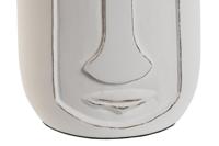 Vaas Home ESPRIT Wit Mangohout Modern Gezicht 15 x 15 x 45 cm - thumbnail