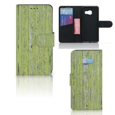Samsung Galaxy A3 2017 | Book Style Case | Green Wood
