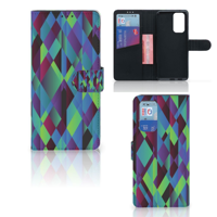 OnePlus 9 Pro | Book Case | Abstract Green Blue - thumbnail