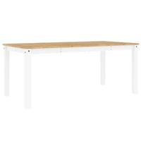 Eettafel Panama 180x90x75 cm massief grenenhout wit - thumbnail