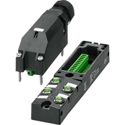 Phoenix Contact SACB- 4/3-L-PTP-M8 HD 1197604 Sensor/actuator box M8-verdeler met metalen schroefdraad 1 stuk(s)