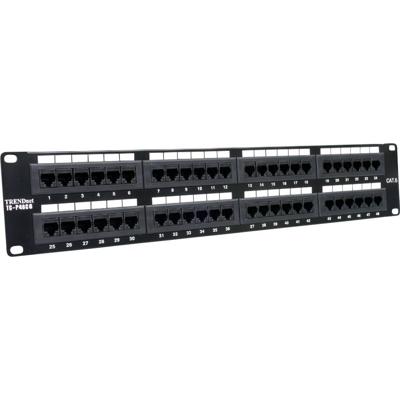 TrendNet TC-P48C6 Patchpaneel CAT 6 Zwart