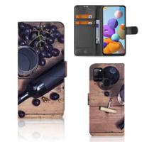 Samsung Galaxy A21s | Book Cover | Wijn - thumbnail