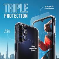 PanzerGlass 3-in-1 Ultra Wide Fit Bundle Glass + Case + Lens Set (hoesje + beschermglas) Samsung Galaxy A15, Galaxy A15 5G - thumbnail