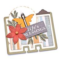 Vaessen Creative • snijmallen rolodex afgeronde rechthoek 3st. - thumbnail