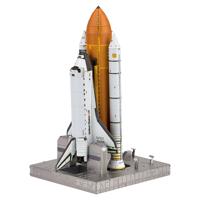 Metal Earth Space Shuttle Launch Kit Shuttle + Shuttledrager-set Montagekit - thumbnail