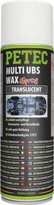 PETEC underbody bescherming "multi ubs wax" multi ubs wax 500 ml