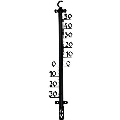 Buitenthermometer Tuin / Buiten Zwart 25 Cm - Buitenthermometers