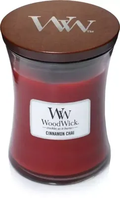 WoodWick medium candle cinnamon chai