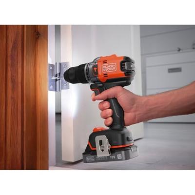 Black & Decker Accu-klopboor/schroefmachine 2 snelheden Brushless, Zonder accu, Zonder lader, Incl. accessoires