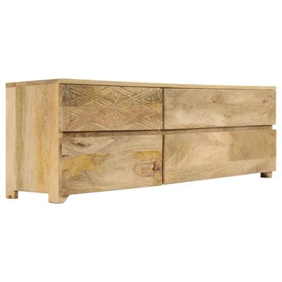 Tv-meubel 110x30x40 cm massief mangohout