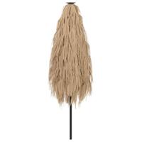 Parasol met stalen paal 223x223x213 cm bruin - thumbnail