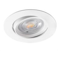 LED Inbouwspot 7W - Dimbaar 630lm - Natuurlijk Wit 4000K - Rond Wit - thumbnail
