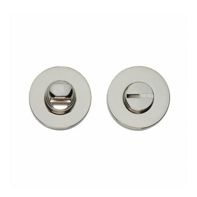 Intersteel WC slot rond gepolijst nikkel