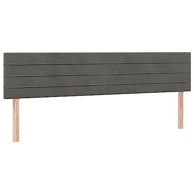 Bedframe zonder matras 120x190 cm fluweel donkergrijs