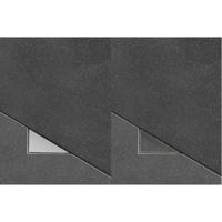 Easy Drain S line douchegoot 90cm met rooster zero voor tegel s-line-900 - thumbnail