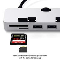 Satechi Clamp Hub Pro USB-combi-hub Zilver - thumbnail