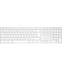 Matias FK318S-DE Wired Aluminium Keyboard for Mac Toetsenbord USB QWERTZ, Duits, Macintosh Zilver - thumbnail