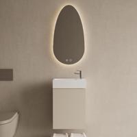 Toiletmeubel Set BWS Riga Kasjmier Fontein Glans Wit - thumbnail