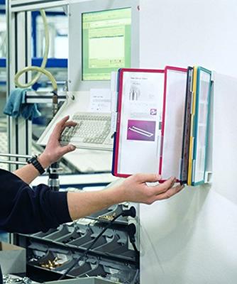 Durable Wandhouder voor bureaustandaard VARIO WALL 10 - 5567 Rood, Geel, Groen, Blauw, Zwart DIN A4 Aantal meegeleverde displaypanels 10 Durable Wandhouder voor bureaustandaard VARIO WALL 10 - 5567 Rood, Geel, Groen, Blauw, Zwart DIN A4 Aantal meegeleverde displaypanels 10