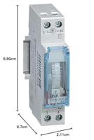 Legrand Legrand 412790 DIN-rail schakelklok Analoog 230 V - thumbnail