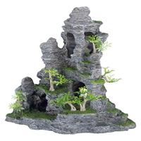 Trixie 8859 Rotsformation met grot/planten, staand, 31 cm - thumbnail