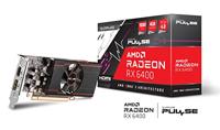 Sapphire AMD Radeon RX 6400 Videokaart Gaming Pulse 4 GB GDDR6-RAM PCIe HDMI, DisplayPort Low Profile, AMD FreeSync - thumbnail