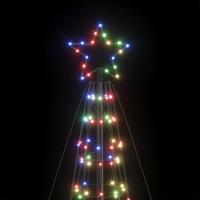 LED-kerstboom met spikes 1534 LED's 500 cm kleurrijk - thumbnail